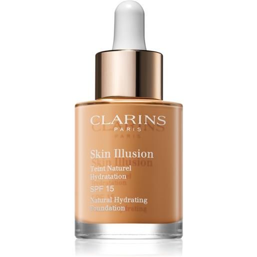 Clarins skin illusion natural hydrating foundation 30 ml