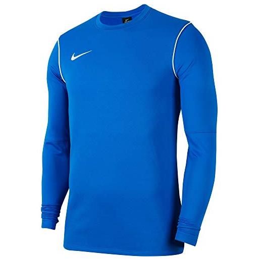 Nike park20 crew top, maglia lunga unisex-bambini e ragazzi, royal blue/white/white, l