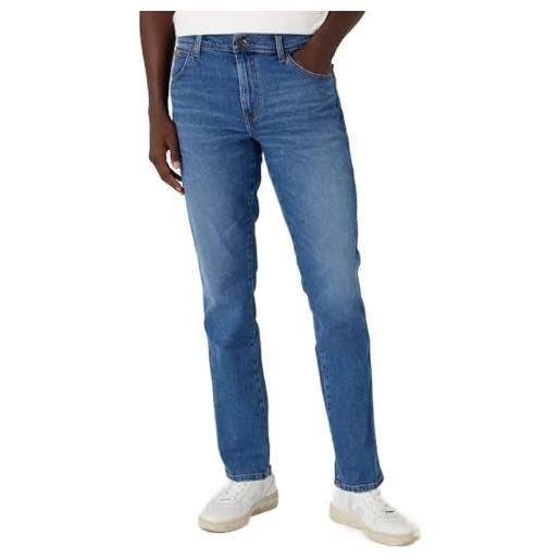 Wrangler texas slim jeans, night shade, 44w / 34l uomo