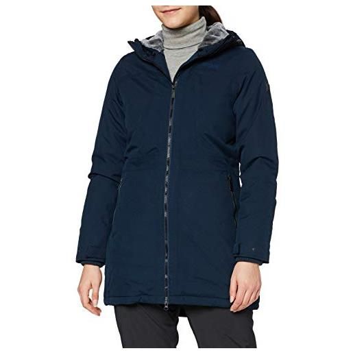 Regatta (reglc) waterproof breathable taped seams insulated heated jacket voltera ii giacca impermeabile traspirante cuciture nastrate isolante riscaldata, navy, 12 womens