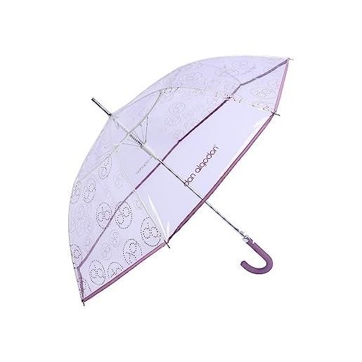 DON ALGODON - ombrello trasparente donna - ombrello trasparente sposa - ombrello antivento robusto - ombrello automatico donna - ombrello da sposa - ombrello compatto leggero