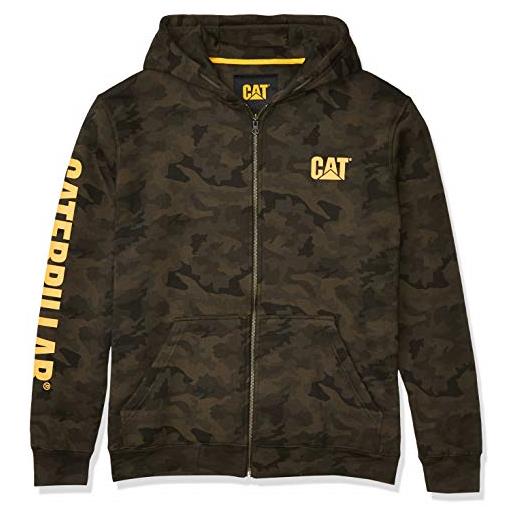 Caterpillar men's full zip hooded sweatshirt (regular and big & tall sizes)