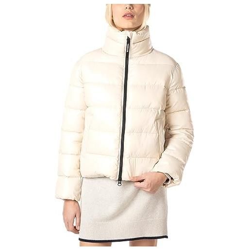 ROSSIGNOL - giacca shiny bomber donna - calda giacca invernale outdoor, stile bomber lucido, protezione per il mento, 3 tasche per le mani, zip integrale, nebbia, s