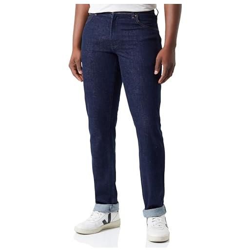 Wrangler texas slim jeans, blu (stonewash), 32w / 32l uomo
