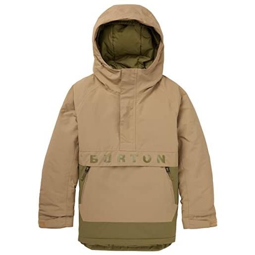Burton frostner anorak - giacca da sci per bambini, kelp/mrtini, m