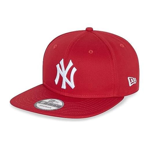 New Era york yankees mlb essentials scarlet 9fifty snapback cap - s-m (6 3/8-7 1/4)