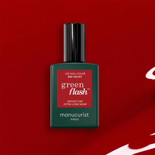 Manucurist green flash red velvet