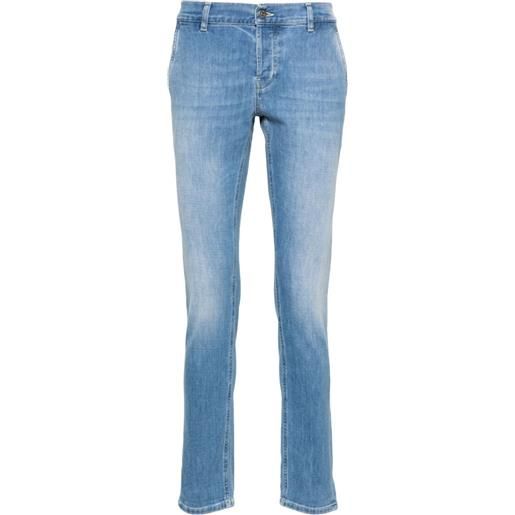 DONDUP jeans affusolati a vita media konor - blu