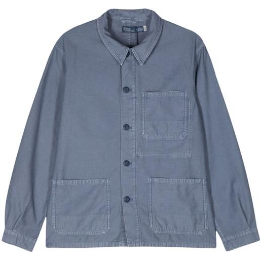 Polo Ralph Lauren giacca-camicia - blu