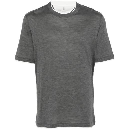 Brunello Cucinelli t-shirt - grigio
