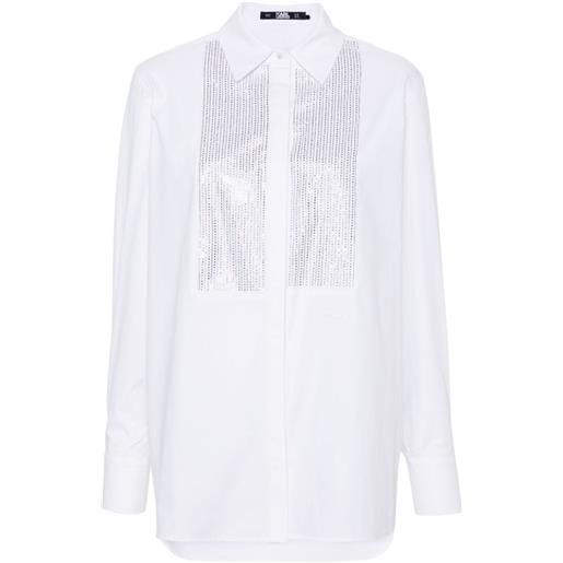 Karl Lagerfeld camicia con decorazione - bianco