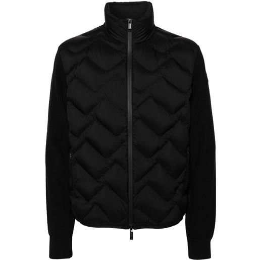 Moncler giacca con inserto imbottito - nero