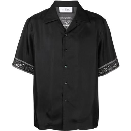 Philipp Plein camicia con stampa - nero