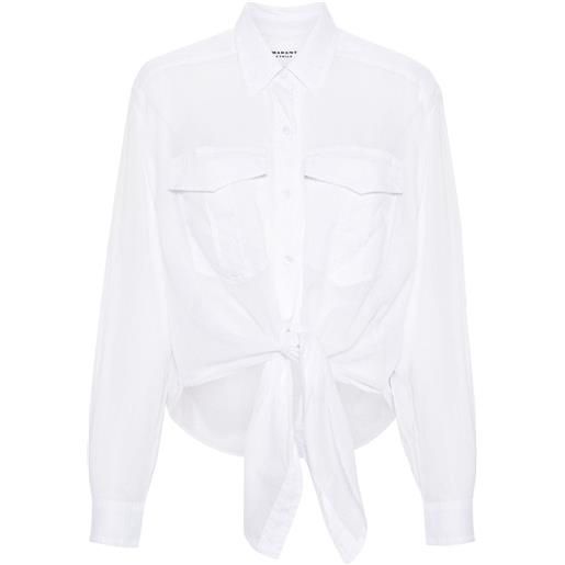 MARANT ÉTOILE camicia nath - bianco
