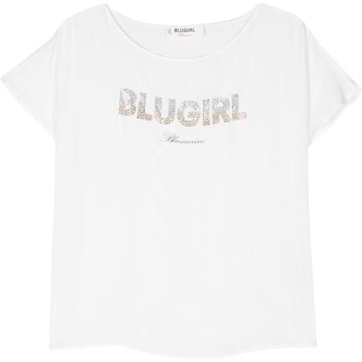 Blugirl tunica con decorazione - bianco