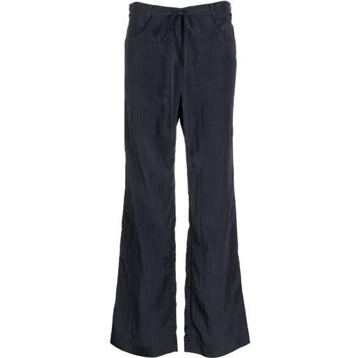 Low Classic pantaloni con coulisse - blu