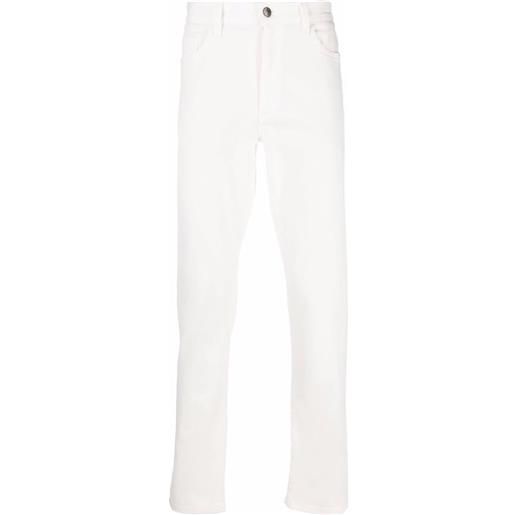 Zegna jeans affusolati - bianco