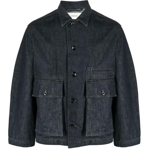 LEMAIRE giacca-camicia denim - blu