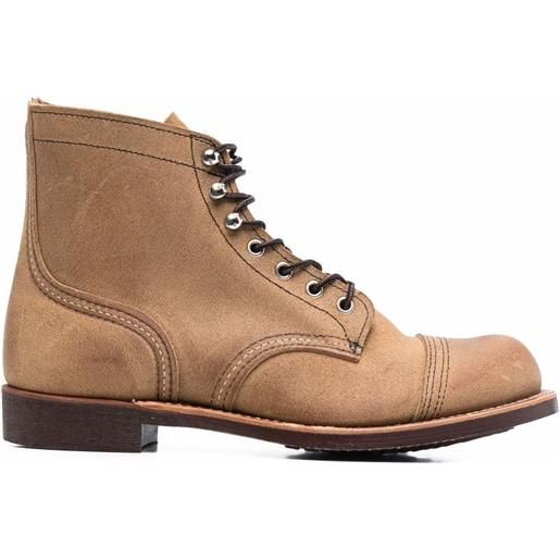 Red Wing Shoes stivaletti iron ranger - marrone