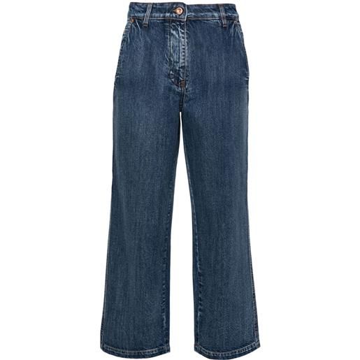 ASPESI jeans a gamba ampia - blu
