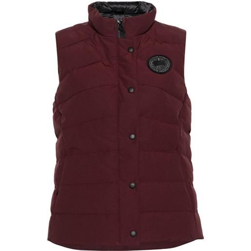 Canada Goose gilet freestyle black label - rosso
