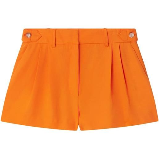 Stella McCartney shorts sartoriali - arancione