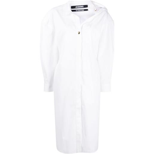 Jacquemus abito la robe chemise - bianco