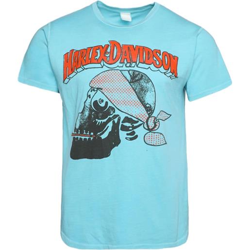 MadeWorn t-shirt harley davidson con stampa grafica - blu