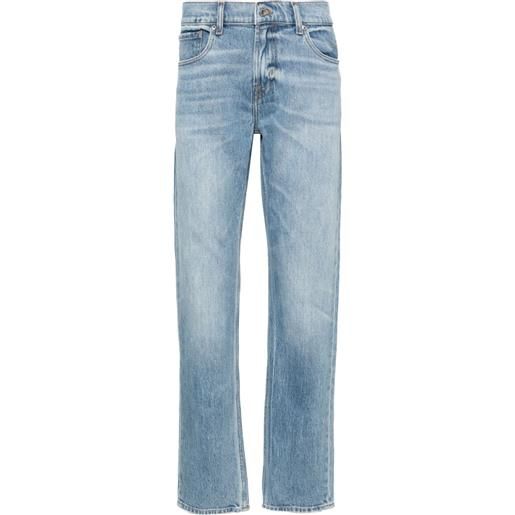 7 For All Mankind jeans slim slimmy step up con vita media - blu