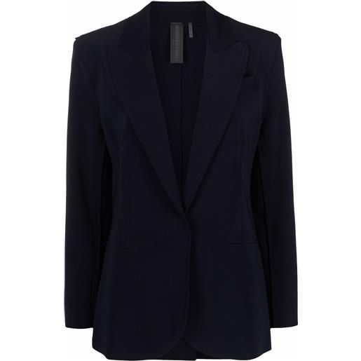 Norma Kamali blazer monopetto sartoriale - blu