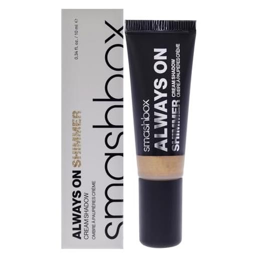 Smash. Box always on shimmer cream eye shadow - oro per le donne 0,34 oz eye shadow