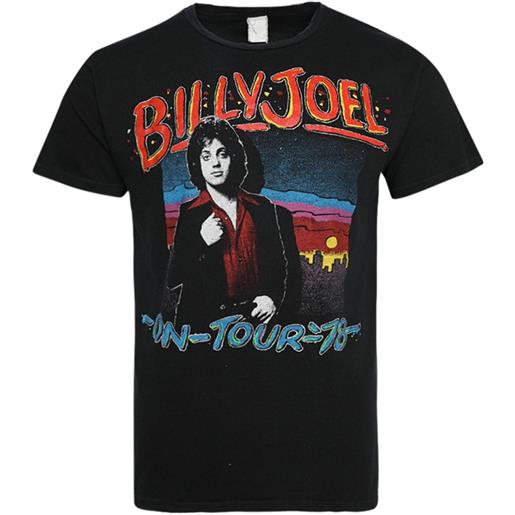 MadeWorn t-shirt billy joel con stampa - nero