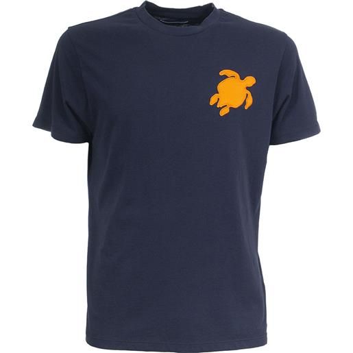 VILEBREQUIN t-shirt VILEBREQUIN con patch 243 arancio uomo