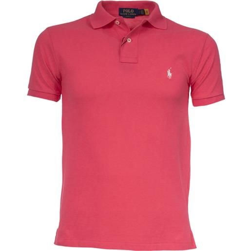 POLO RALPH LAUREN polo mc in cotone POLO RALPH LAUREN 012 fuxia uomo