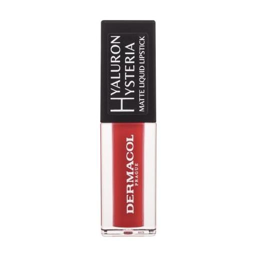 Dermacol hyaluron hysteria matte liquid lipstick rossetto opaco a lunga durata 4.5 ml tonalità 07