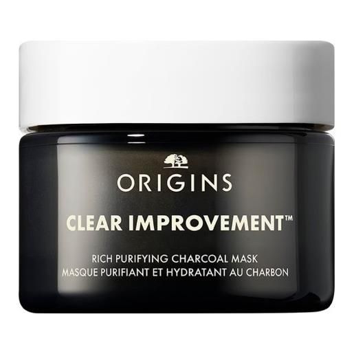 ORIGINS clear improvement - maschera viso ricca purificante al carbone 30 ml