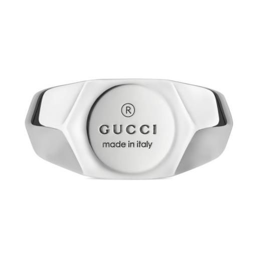 GUCCI anello in argento uomo-donna GUCCI trademark