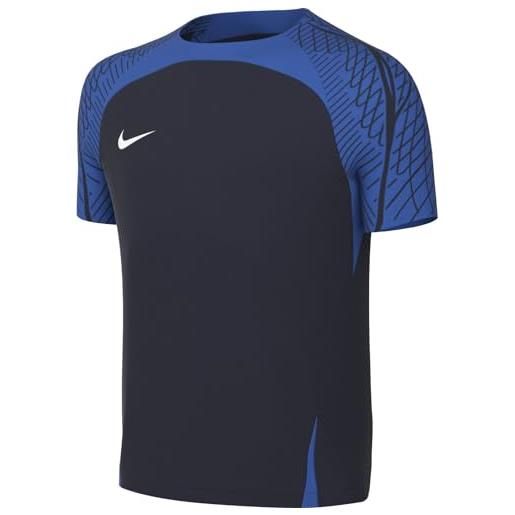 Nike unisex kids short-sleeve soccer top y nk df strk23 top ss, obsidian/royal blue/white, dr2287-451, xs