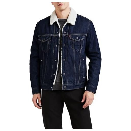 Levi's type 3 sherpa trucker, giacca uomo, fable, xs