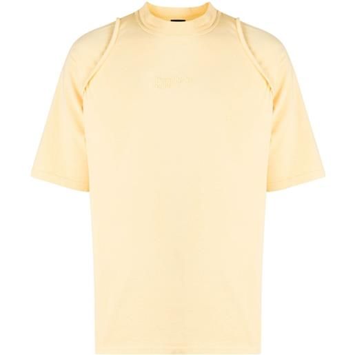 Jacquemus t-shirt le t-shirt camargue - giallo