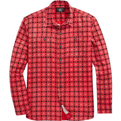Ralph Lauren RRL camicia a quadri - rosso