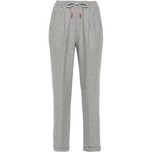 Kiton pantaloni affusolati - grigio