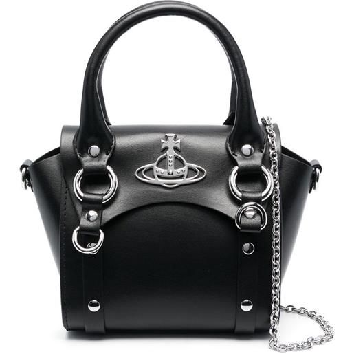 Vivienne Westwood borsa tote betty mini - nero