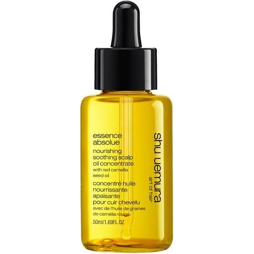 SHU UEMURA nourishing soothing scalp oil concentrate 50ml pre-shampoo, olio capelli