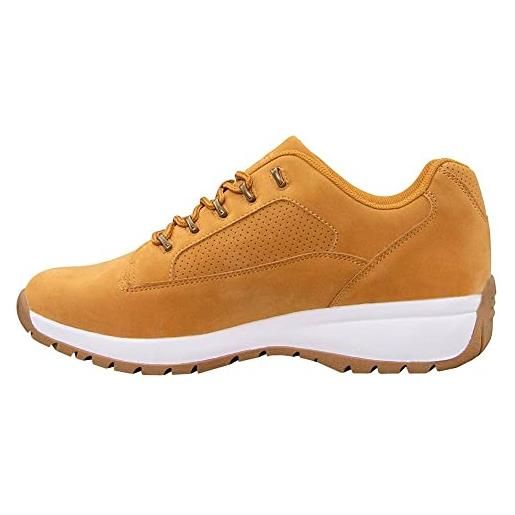 Lugz bluster fashion sneaker, scarpe da ginnastica uomo, golden wheat white gum, 45.5 eu