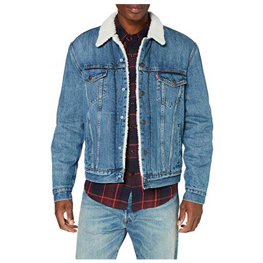 Levi's type 3 sherpa trucker, giacca uomo, fable, xl