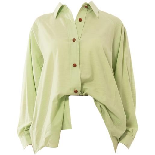 Alysi camicia donna verde chiaro 152250