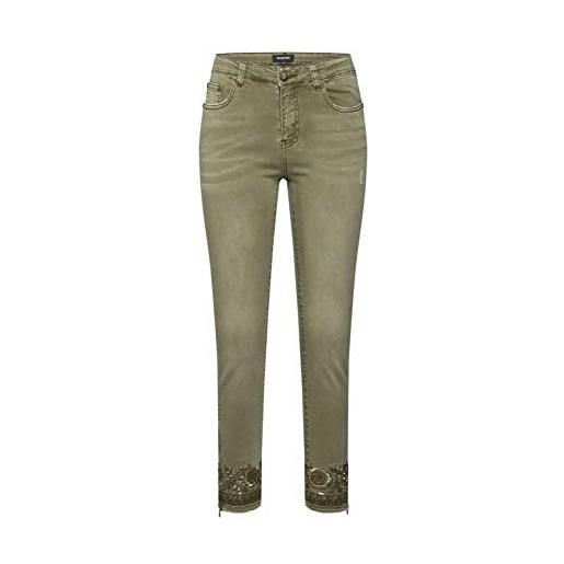 Desigual pant_oneil pantaloni, verde (verde militar 4003), 42 (taglia produttore: 36) donna