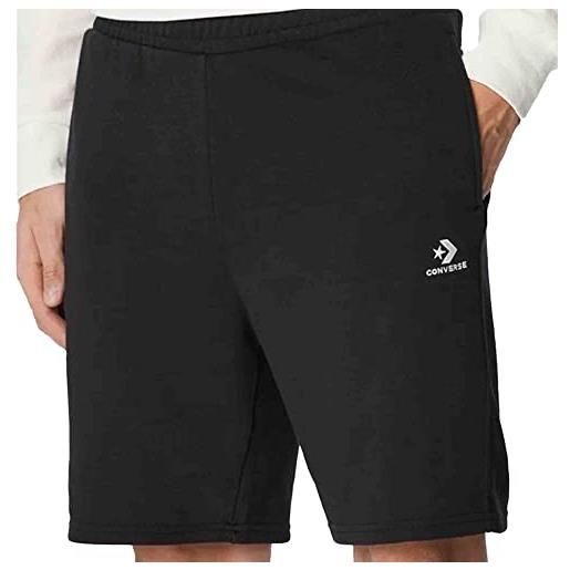 Converse shorts uomo nero shorts sportivo con ricamo logo xxl