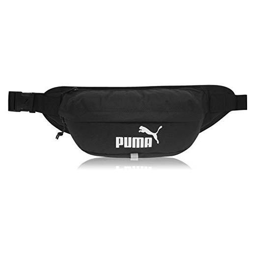 Puma 075633-01 - borsa unisex con logo no 1, taglia unica, colore: nero